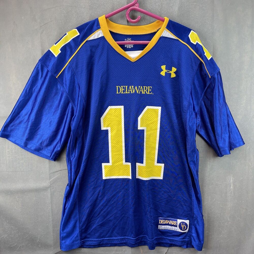 University of Delaware Fightin' Blue Hens Under Armour Football Jersey size M